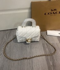 COACH CCC12 White Quilted