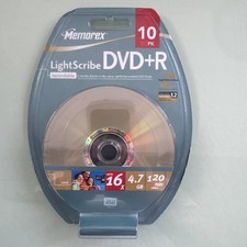 NEW Memorex LIGHTSCRIBE DVD+R