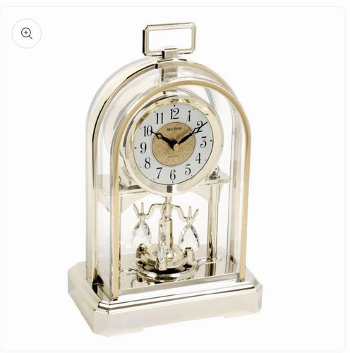 Rhythm cont mantel clock gilt - cont,