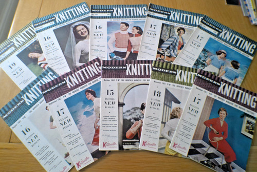 Vintage modern knitting - modern,