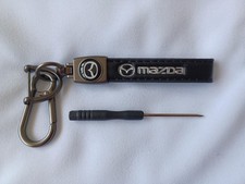 MAZDA Genuine Leather Keyring