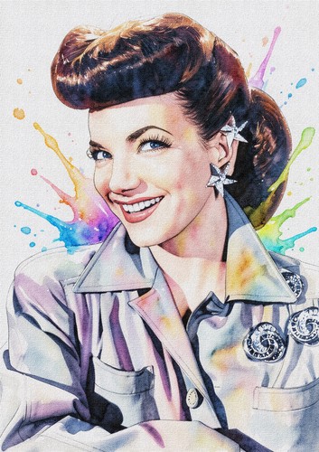 Carmen miranda watercolour - carmen,