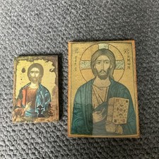 PAIR OF BYZANTINE ICON