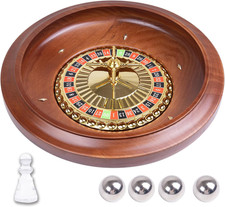 16 Inch Wooden Roulette Wheel