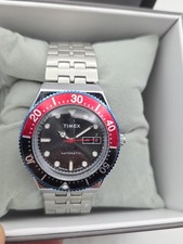 Timex M79 Men's Blue Watch Automatic Diving 50m New In Box 