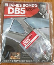 007 James Bond DB5 Aston Martin 1/8 Scale Kit Magazine #51 - Sealed - Eaglemoss