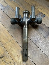 Brass Barrel Tap Double Outlet Solid Brass Home Bar Themed Bar Water Butt