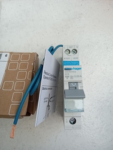 Hager ada316g 16a 30ma - 16a,