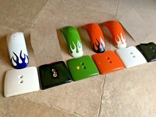 1 X MINI DIRT POCKET BIKE MK1 FRONT MUDGUARD AND NUMBER PLATE PLASTIC