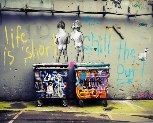 Banksy life short - life, is