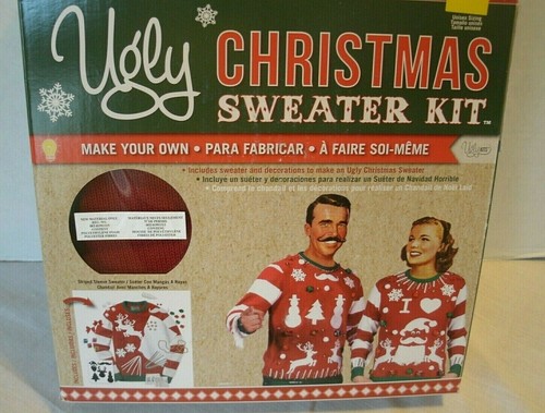 Ugly christmas sweater kit - christmas,
