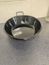 Deep Kadai Wok with Short Handles Enamel