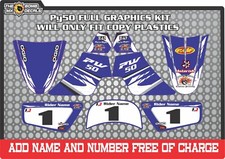 pw50 Non Genuine plastics chinese copy decals graphics yamaha py 50 blue