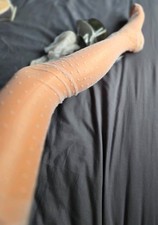 Cervin BAS PLUMETIS 15DN Stockings White T3 Worn