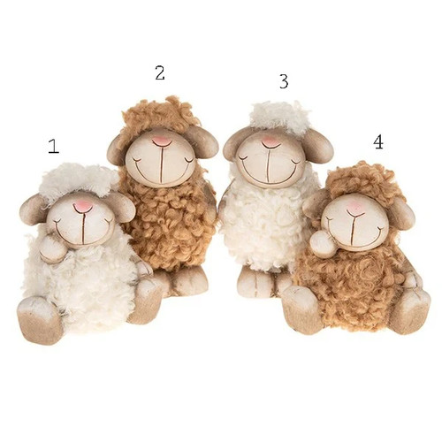 Woolly sheep shelf - sheep, ornament