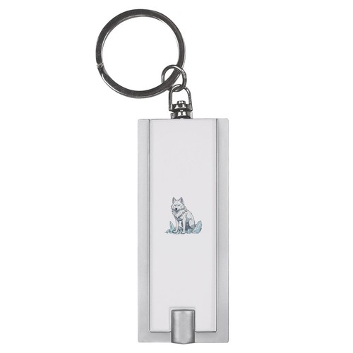Crystal wolf led keyring - wolf',