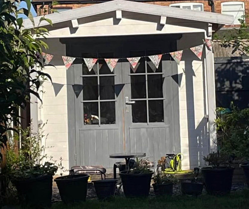 Wooden log cabin summerhouse - wooden,