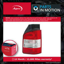 Rear Light Lamp fits VW CALIFORNIA T5 1.9D Left 07 to 09 Back 7H0945095H Apec