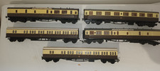 OO gauge 5x Airfix GWR Coach Centenary Suburban B for SPARES or REPAIR
