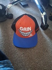 Greg Hancock Grin Orange And Black Speedway Cap