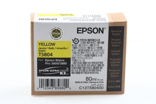 Epson t5804 yellow ink - yellow,