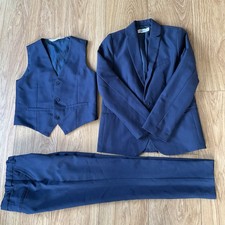 H&M Boys Suit Blue Three-Piece