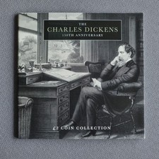 2020 Jersey Charles Dickens 150th Anniversary £2 Two Pound (5 Coin Set)  **NEW**