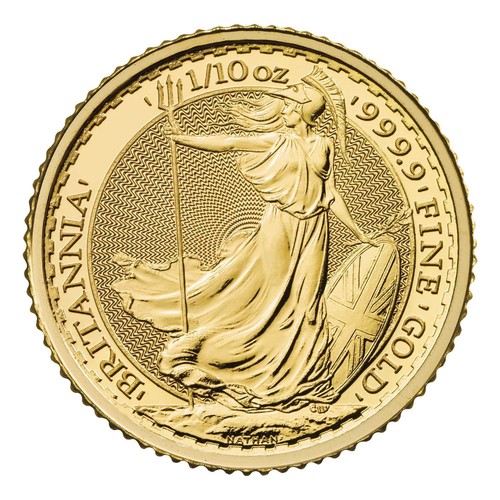 Gold britannia coin - oz,
