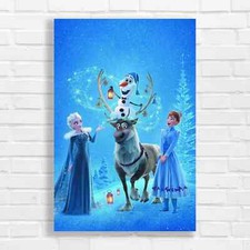 Frozen Winter Wonderland Canvas Print Large Picture Wall Art