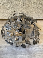 Homebase Copper Effect Leaf Ceiling Light Diameter 40cm