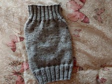 Hand Knitted Dog Jumper. M/L