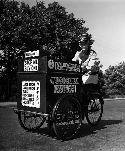 Walls ice cream salesman - salesman, on