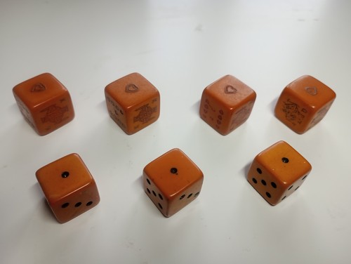 Vintage 1930 poker dice - vintage,