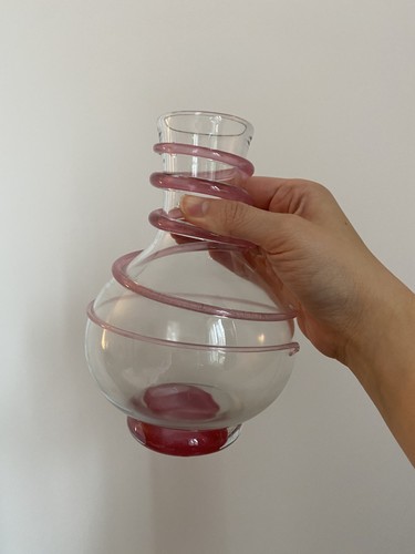 Vintage glass vase - vintage,