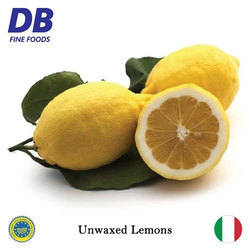 Italian unwaxed lemons - unwaxed,