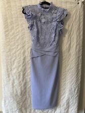 Lipsy Cornflower Ruffle Sleeve