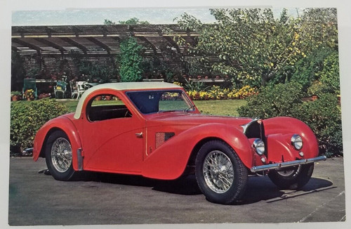 Antique car 1937 bugatti type - antique,