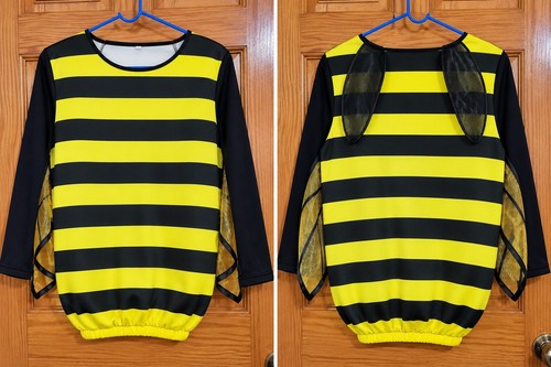 Bee costume one piece yellow - costume,
