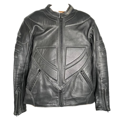 Honda black leather - leather, motorcycle