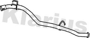 Exhaust pipe rear - exhaust, fits