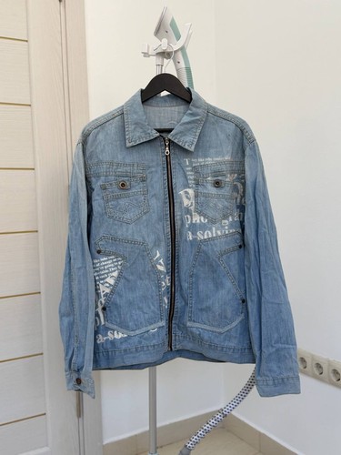 Y2k moto racing denim jacket - y2k,
