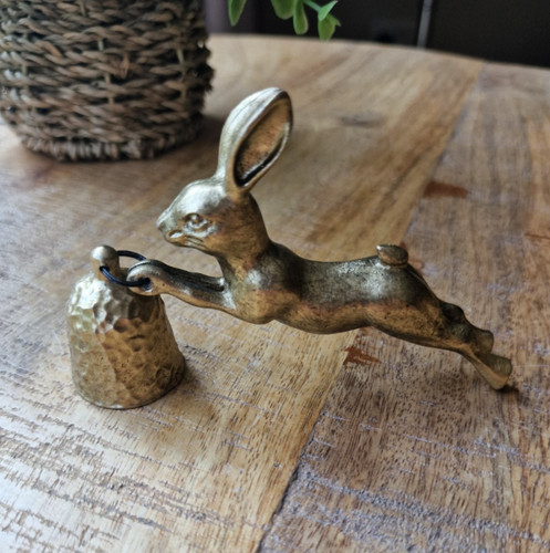 Vintage style leaping hare - style,
