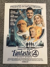 The Fantastic 4 First Steps Cinema Poster Featuring Pedro Pascal