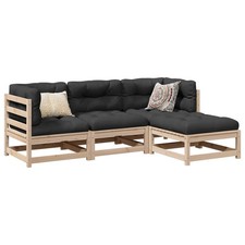 WALPLUS 4 Piece Garden Sofa