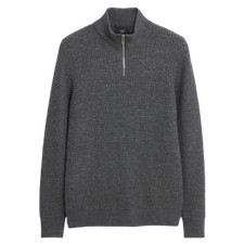 Mens N@@t ZIP NECK Jumper
