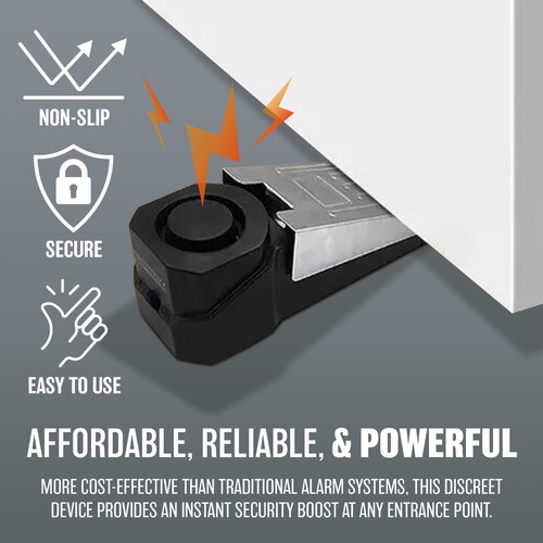 New door stop alarm - x,