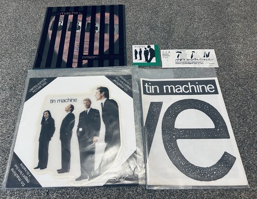 Bowie tin machine picdiscs - tin, x