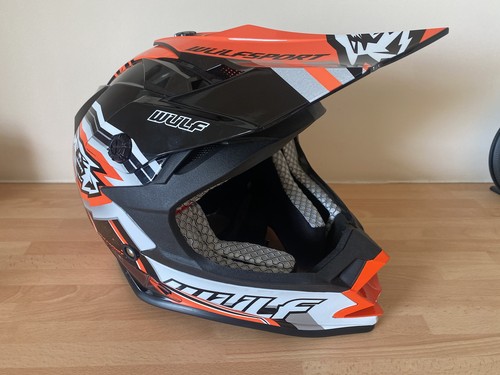 Wulf helmet orange - wulf, mx