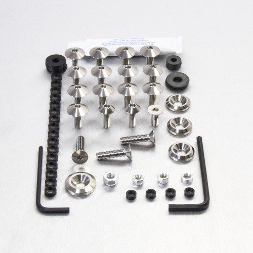 Stainless steel fairing kit - stainless,