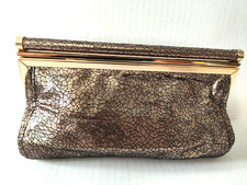 Reiss Clutch Gold Black Evening Occasion Clutch bag